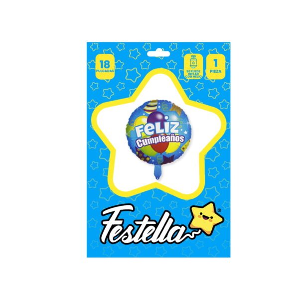 GLOBO FELIZ CUMPLEAÑOS 18" - Imagen 7
