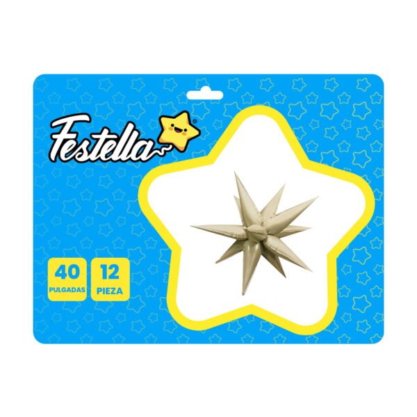 GLOBO DE ESTRELLA 12 PIEZAS 40" - Imagen 2