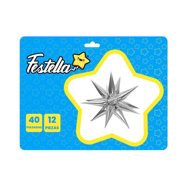 GLOBO DE ESTRELLA 12 PIEZAS 40" - Imagen 4
