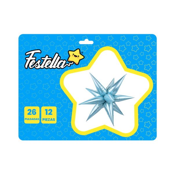 GLOBO DE ESTRELLA 12 PIEZAS - Imagen 6