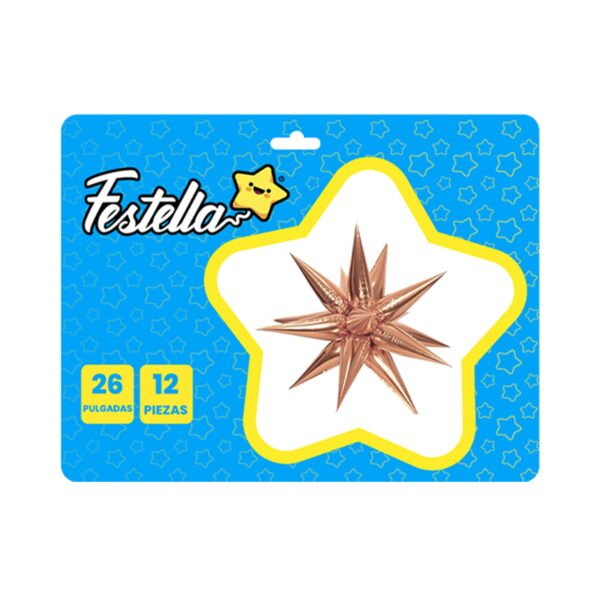 GLOBO DE ESTRELLA 12 PIEZAS - Imagen 4