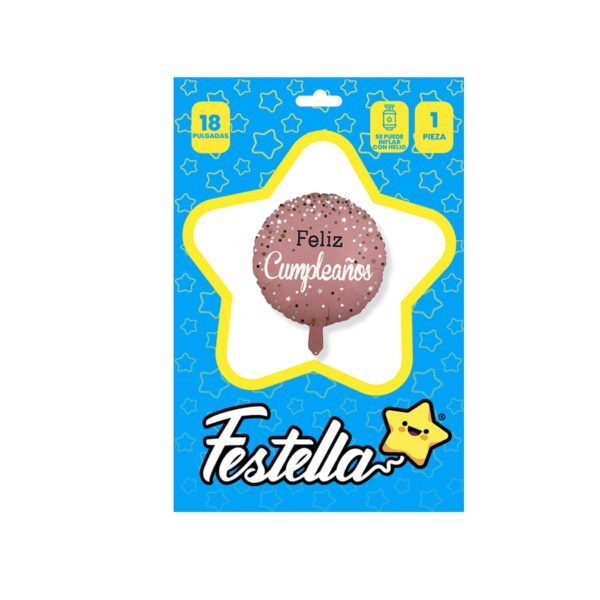 GLOBO FELIZ CUMPLEAÑOS 18" - Imagen 3