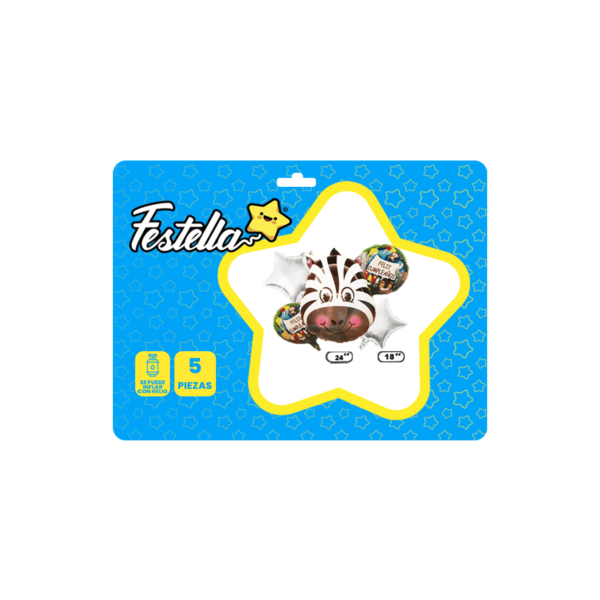 KIT DE GLOBO ANIMALES 5" - Imagen 4