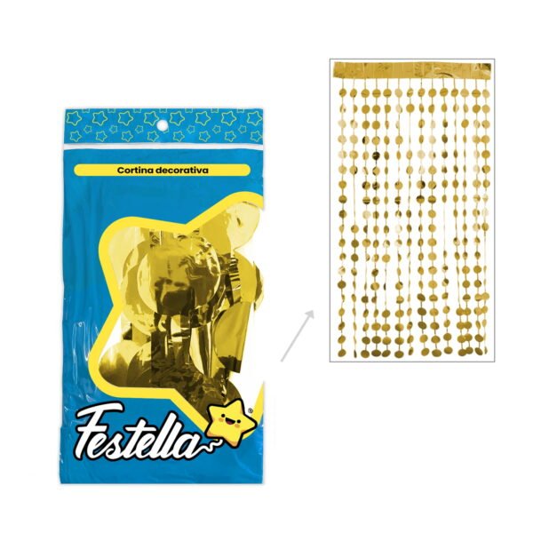 CORTINA DECORATIVA DE BOLAS - Imagen 3