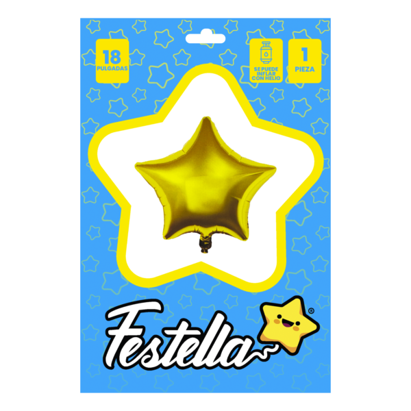 GLOBO DE ESTRELLA 18" - Imagen 4