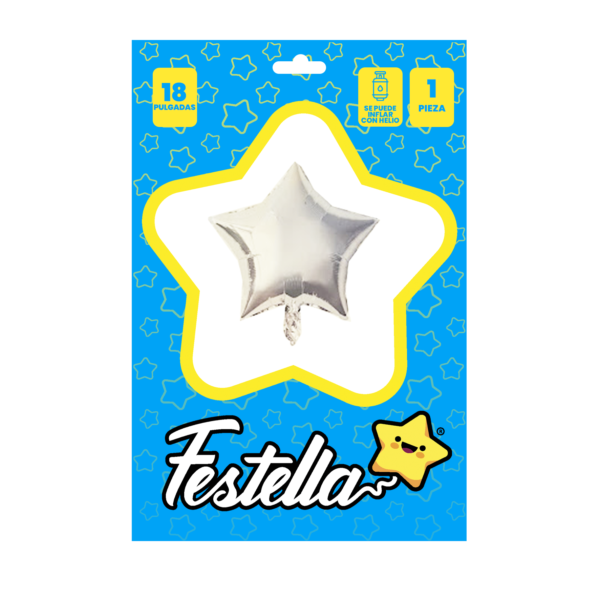 GLOBO DE ESTRELLA 18" - Imagen 3
