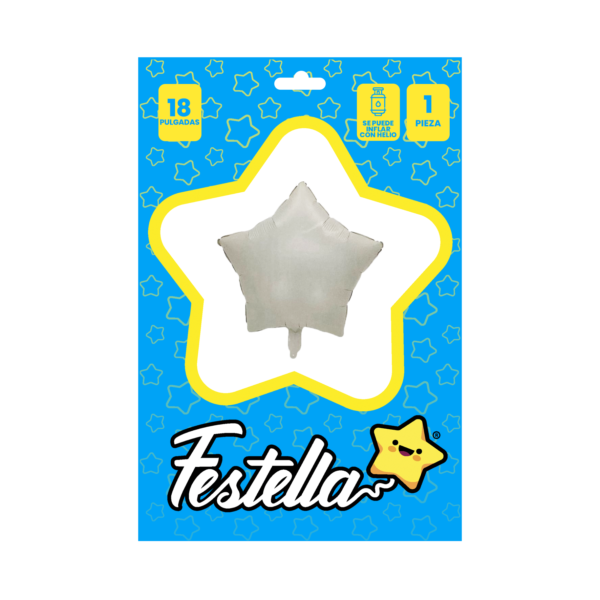 GLOBO DE ESTRELLA 18" - Imagen 6