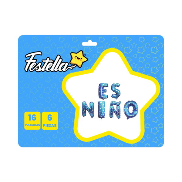 GLOBO NIÑA Y NIÑO 16" - Imagen 2