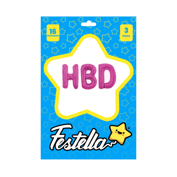 KIT DE GLOBO HBD 16" - Imagen 2