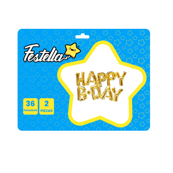 GLOBO HAPPY B-DAY 36" - Imagen 3