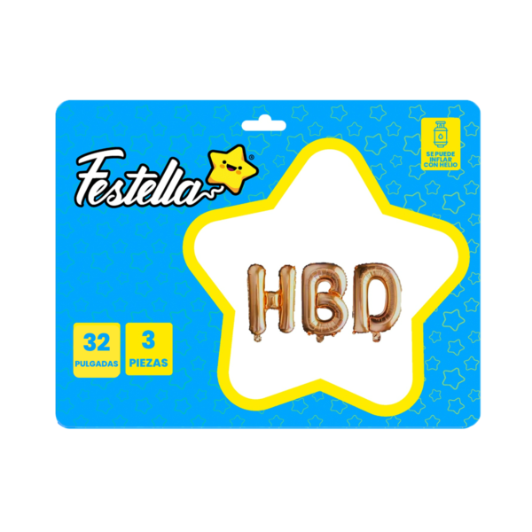 KIT DE GLOBO HBD 32" - Imagen 3