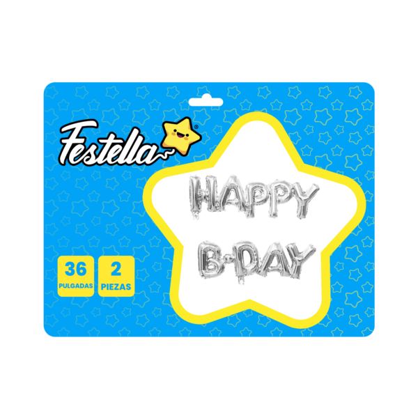 GLOBO HAPPY B-DAY 36" - Imagen 2