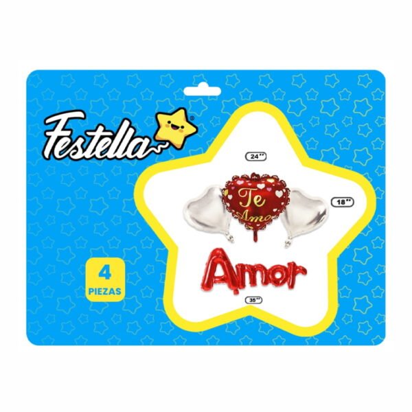 KIT DE GLOBOS AMOR - Imagen 3