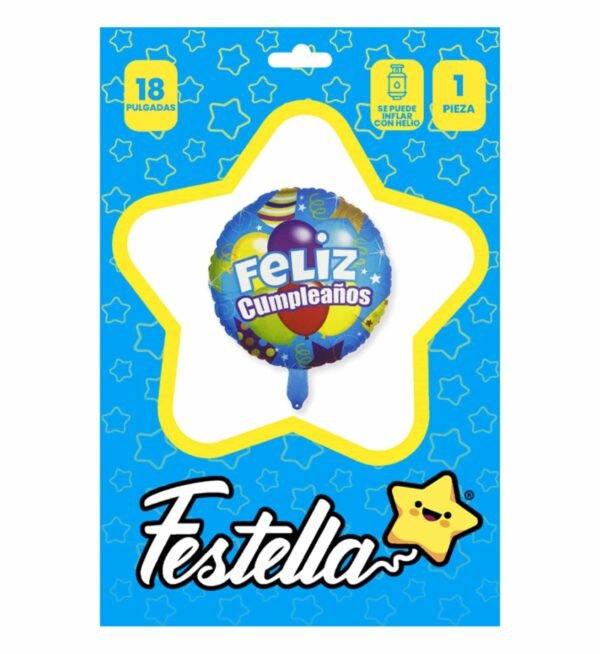 GLOBO FELIZ CUMPLEAÑOS 18" - Imagen 7