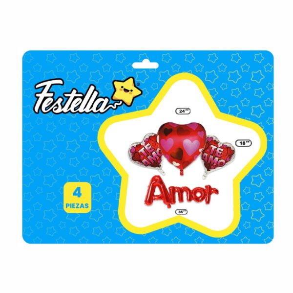 KIT DE GLOBOS AMOR - Imagen 2