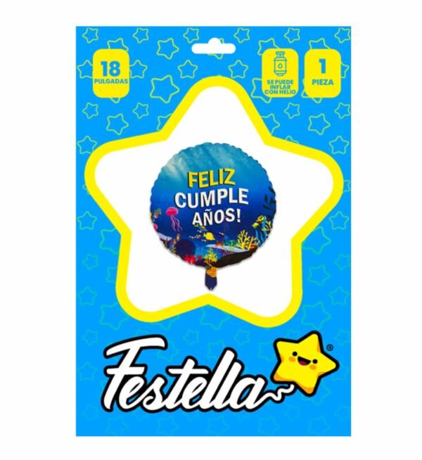 GLOBO FELIZ CUMPLEAÑOS 18" - Imagen 6